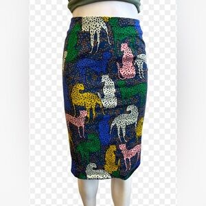 Gorman Literal Leopard Print Pencil Skirt